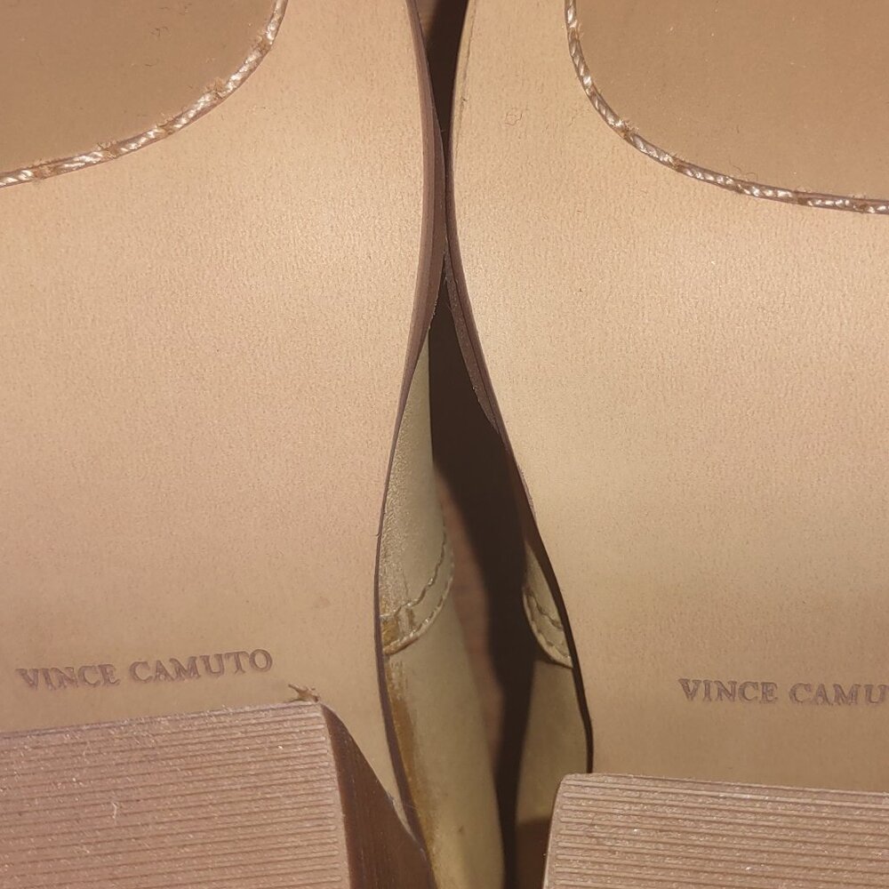 Vince Camuto Tan Ankle Booties - Picture 6 of 9